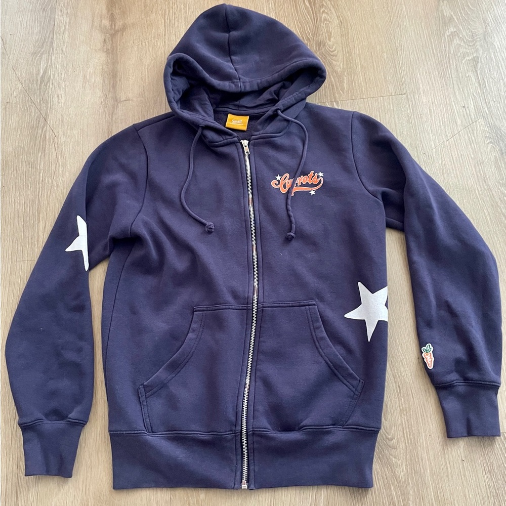 LIKE NEW CARROTS BY ANWAR CARROTS Star Zip
Hoodie - Size Small